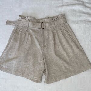 Banana Republic Women’s Linen Paperbag Shorts